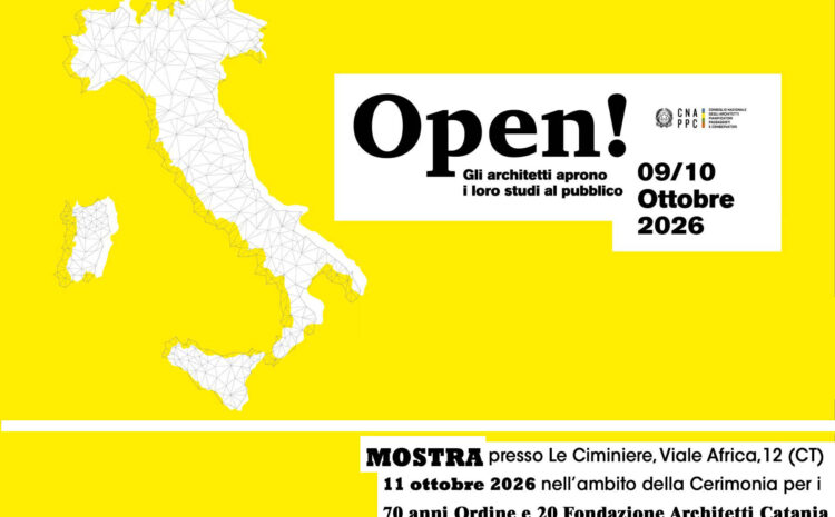 OPEN! Mostra presso Le Ciminiere, Viale Africa,12 (CT)